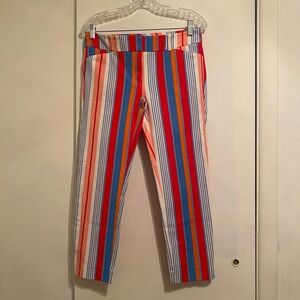 New York & Company Women’s Size 4 Lite Weight Bold Striped Spring & Summer Pants